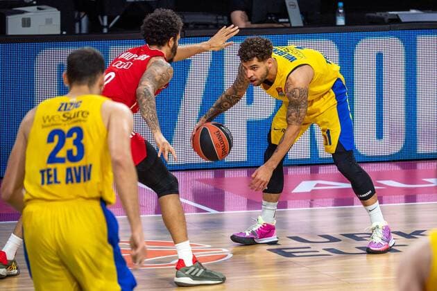 Scottie Wilbekin 1 (Maccabi Fox Tel Aviv), FC Bayern Basketball vs. Maccabi Tel Aviv, EuroLeague, 25.02.2021 Muenchen Bayern Deutschland