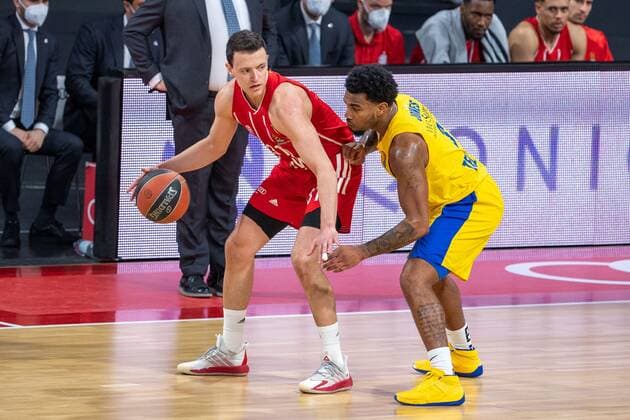 Zan Mark Sisko 31 (FC Bayern), FC Bayern Basketball vs. Maccabi Tel Aviv, EuroLeague, 25.02.2021 Muenchen Bayern Deutschland