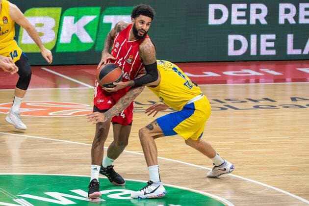 D. Seeley 4 (FC Bayern), FC Bayern Basketball vs. Maccabi Tel Aviv, EuroLeague, 25.02.2021 Muenchen Bayern Deutschland