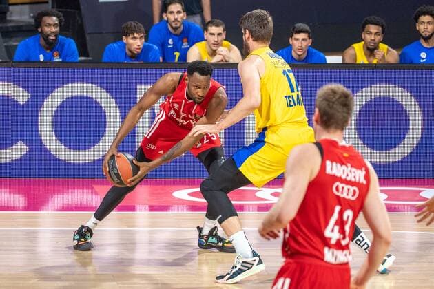 JaJuan Johnson 25 (FC Bayern), FC Bayern Basketball vs. Maccabi Tel Aviv, EuroLeague, 25.02.2021 Muenchen Bayern Deutschland