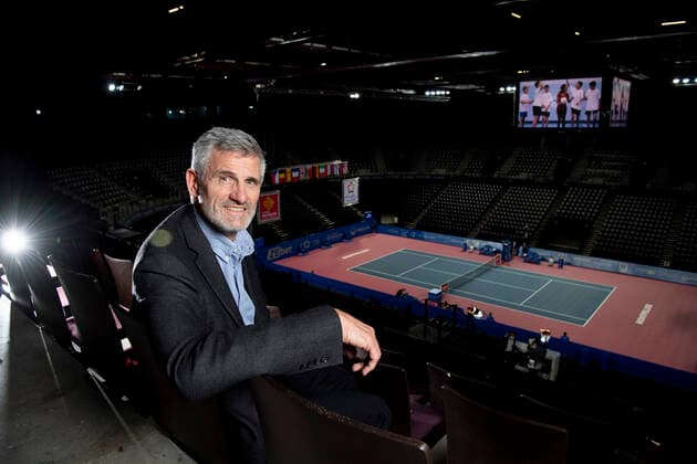 Gilles Moretton - President de la FFT TENNIS : Open Sud de France 2021 - Montpellier - 26 02 2021 JBAutissier Panoramic 
