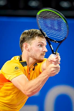 David Goffin (Bel) TENNIS : Open Sud de France 2021 - Montpellier - 26 02 2021 JBAutissier Panoramic 