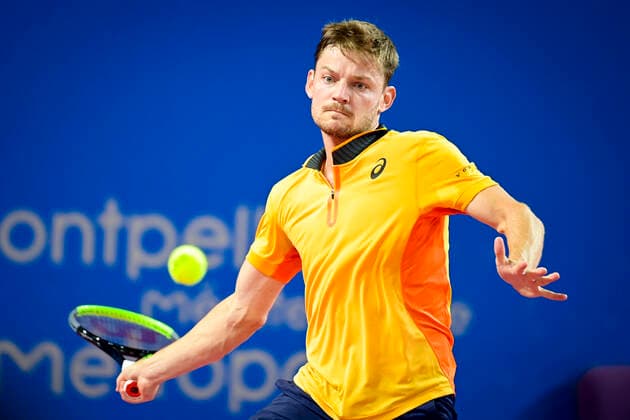 David Goffin (Bel) TENNIS : Open Sud de France 2021 - Montpellier - 26 02 2021 JBAutissier Panoramic 