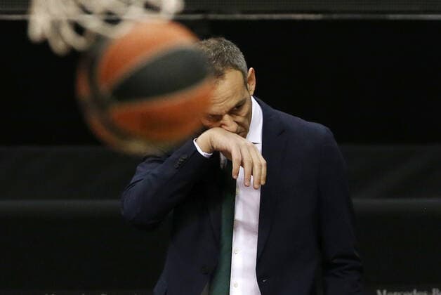 Trainer Oded Kattash Basketball EuroLeague Herren Saison 2020 2021 26.01.2021 ALBA Berlin vs. Panathinaikos Athen