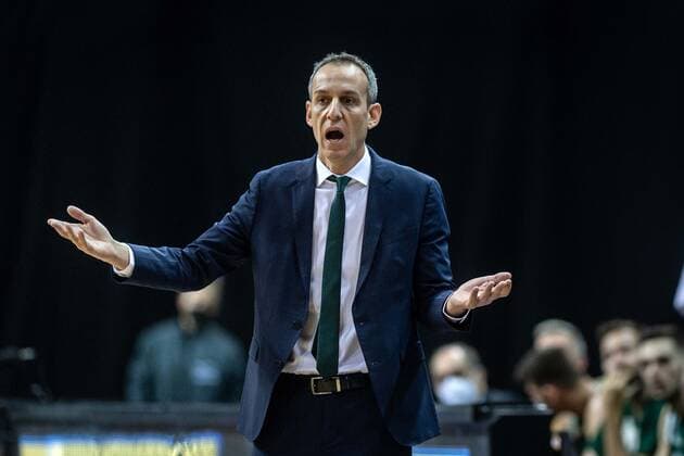 Basketball Berlin 26.02.2021 Saison 2020 2021 Euroleague Regular Season Alba Berlin - Panathinaikos Athen Oded Kattash (Panathinaikos, Trainer)
