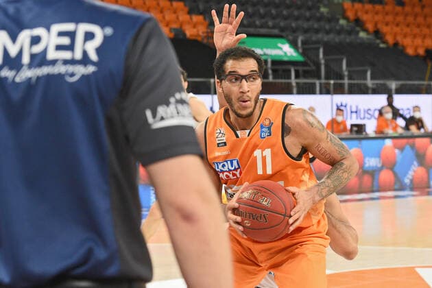 Isaiah Wilkins (Ratiopharm Ulm 11) GER, Ratiopharm Ulm vs. Syntainics MBC Basketball , Maenner ,esaycredit, Basketball Bundesliga , 21.Spieltag , 27.02.2021 Foto:Eibner Tobias Baur GER, Ratiopharm Ulm vs. Syntainics MBC Basketball Bundesliga , 21.Ligaspieltag , Saion 2020 2021, 27.02.2021 Neu-Ulm Copyright: xBaur xEibner-Pressefotox EP_Toba