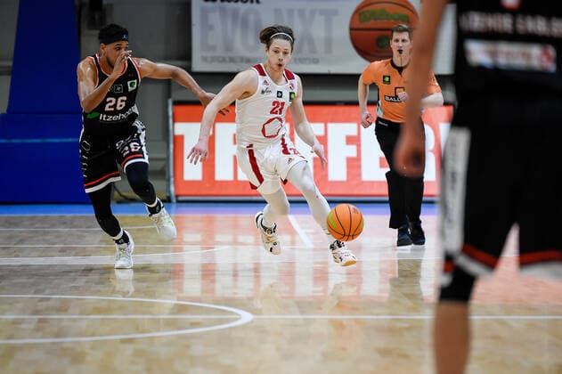 Barmer 2. Basketball Bundesliga ProB, Rheinstars Koeln vs. Itzehoe Eagles, 27.02.2021 Joachim Koschade(RheinStars Koeln 21), Barmer 2. Basketball Bundesliga ProB, Rheinstars Koeln vs. Itzehoe Eagles am 27.02.2021 in der Basketball Campus Koeln in Koeln (Nordrhein-Westfalen) Copyright: xBEAUTIFULxSPORTS Mueller-Laschetx