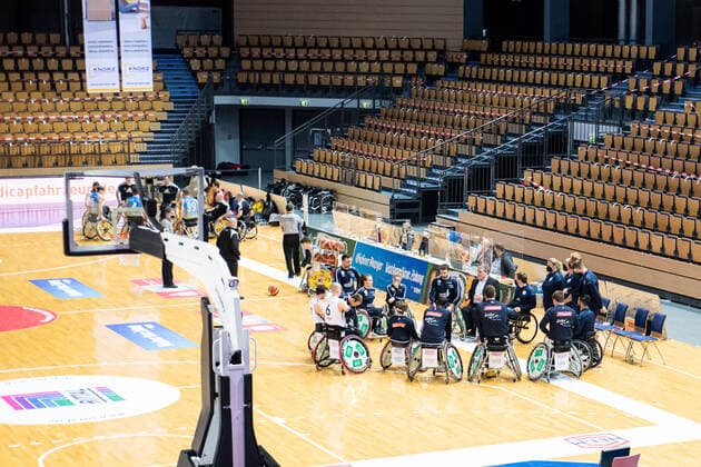 RBBL; RSV Lahn-Dill - Baskets 96 Rahden, 27.02.21 RSV Lahn-Dill Rittal Arena, Wetzlar, 27.02.21 Copyright: xBEAUTIFULxSPORTS Roeczeyx