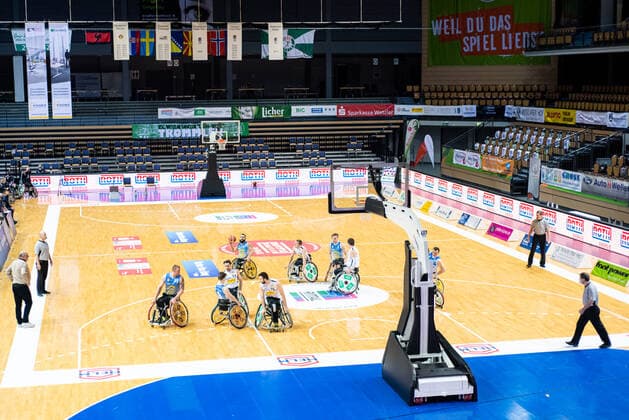 RBBL; RSV Lahn-Dill - Baskets 96 Rahden, 27.02.21 RSV Lahn-Dill, Baskets Rahden Rittal Arena, Wetzlar, 27.02.21 Copyright: xBEAUTIFULxSPORTS Roeczeyx