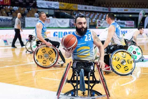 RBBL; RSV Lahn-Dill - Baskets 96 Rahden, 27.02.21 Mustafa Korkmaz ( 23 Baskets 96 Rahden) Rittal Arena, Wetzlar, 27.02.21 Copyright: xBEAUTIFULxSPORTS Roeczeyx