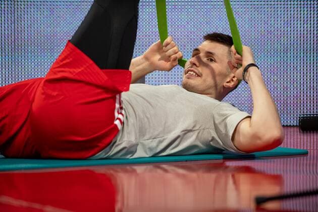 D. Kraemer 3 (FC Bayern), during warmup, FC Bayern Basketball vs. s.Oliver Wuerzburg, BBL, 28.02.2021 Muenchen Bayern Deutschland