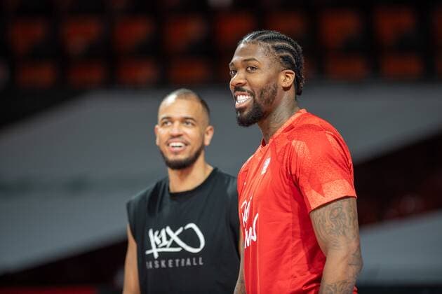 Jalen Reynolds 8 (FC Bayern), FC Bayern Basketball vs. s.Oliver Wuerzburg, BBL, 28.02.2021 Muenchen Bayern Deutschland