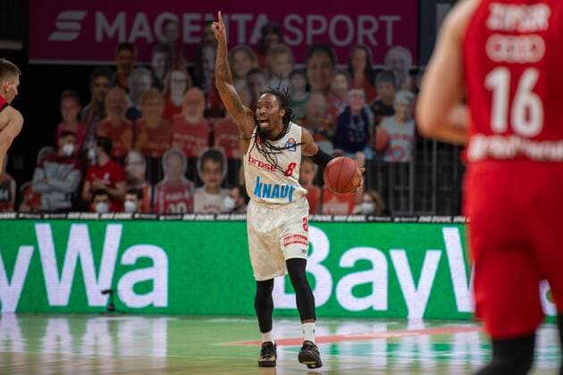 Robert Lowery 8 (s.Oliver Wuerzburg), FC Bayern Basketball vs. s.Oliver Wuerzburg, BBL, 28.02.2021 Muenchen Bayern Deutschland