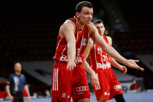 28.02.2021, Basketball, BBL 2020 2021, 21. Spieltag, FC Bayern Muenchen - s.Oliver Wuerzburg, GER, Muenchen, Audi Dome, Bild: Zan Mark Sisko (FC Bayern Muenchen) Copyright: HMBxMedia xHeikoxBecker