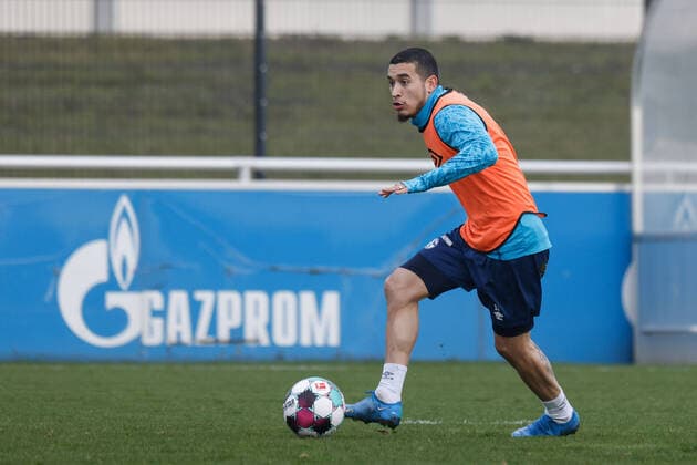 TRAINING FC SCHALKE 04 William (FC Schalke 04) 01.03.2021, Fussball GER, Saison 2020 2021, 1. Bundesliga, Training FC Schalke 04 Foto: Karsten Rabas Pool via TEAM2sportphoto Gelsenkirchen Nordrhein Westfalen Deutschland *** TRAINING FC SCHALKE 04 William FC Schalke 04 01 03 2021, football GER, season 2020 2021, 1 Bundesliga, training FC Schalke 04 photo Karsten Rabas pool via TEAM2sportphoto Gelsenkirchen Nordrhein Westfalen Germany Poolfoto TEAM2sportphoto GbR ,EDITORIAL USE ONLY
