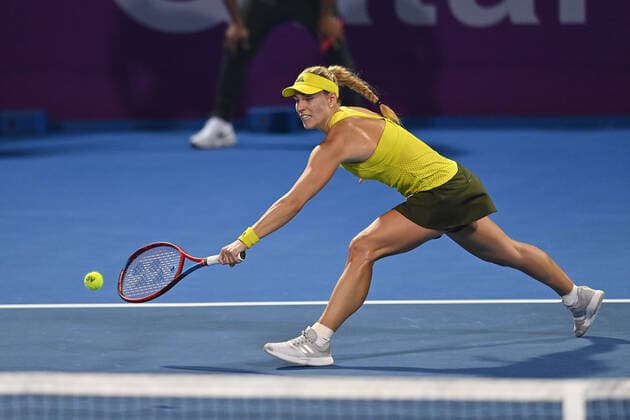 Tennis, WTA-Turnier in Doha Qatar Total Open 2021 Angelique Kerber , Germany