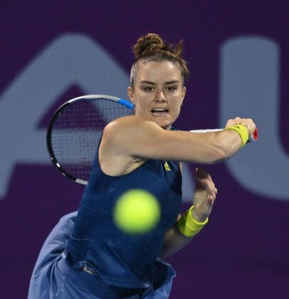 Tennis, WTA-Turnier in Doha Qatar Total Open 2021 Maria Sakkari , Greece