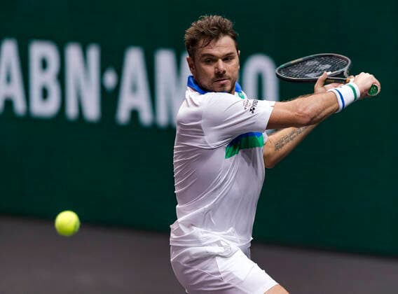 Rotterdam, The Netherlands, 2 march 2021, ABNAMRO World Tennis Tournament, Ahoy, First round match: Stan Wawrinka (SUI). XhenkkosterX  Copyright: xHenkxKosterx