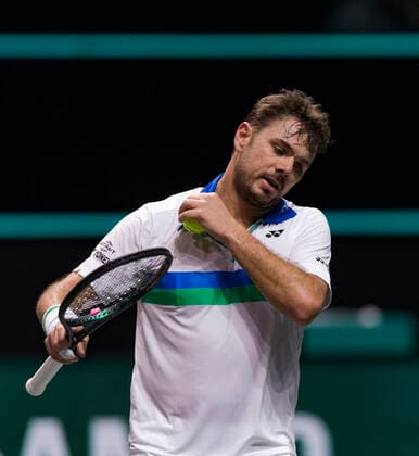 Rotterdam, The Netherlands, 2 march 2021, ABNAMRO World Tennis Tournament, Ahoy, First round match: Stan Wawrinka (SUI). XhenkkosterX  Copyright: xHenkxKosterx