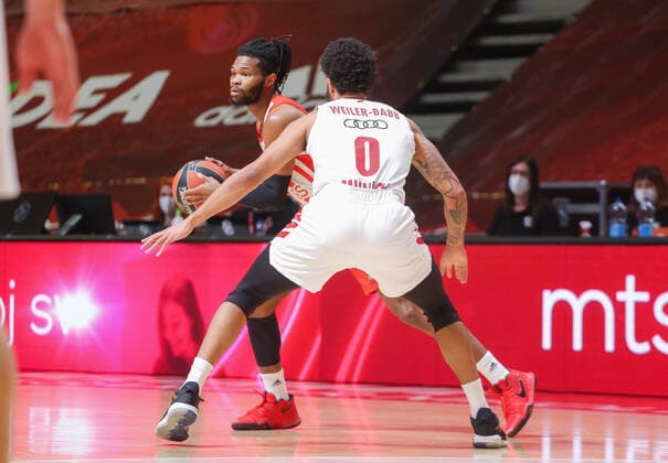 Corey Walden, Turkish Airlines EuroLeague Regular Season, 2 March, 02.03.2021 Crvena Zvezda mts Belgrade vs FC Bayern Munich , Basketball, Turkish Airlines EuroLeague Regular Season, 2 March, 02.03.2021 Beograd Copyright: xEIBNER NikolaxKrsticx EP_EER