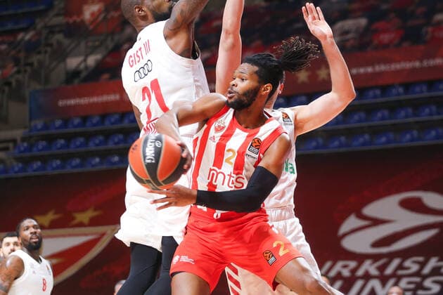 Corey Walden, Turkish Airlines EuroLeague Regular Season, 2 March, 02.03.2021 Crvena Zvezda mts Belgrade vs FC Bayern Munich , Basketball, Turkish Airlines EuroLeague Regular Season, 2 March, 02.03.2021 Beograd Copyright: xEIBNER NikolaxKrsticx EP_EER