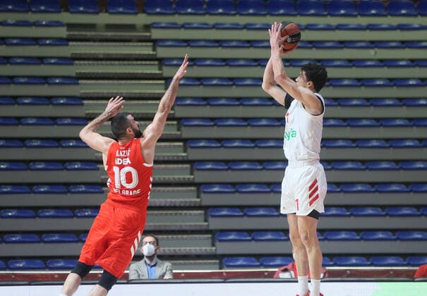 Vladimir Lucic, Branko Lazic Turkish Airlines EuroLeague Regular Season, 2 March, 02.03.2021 Crvena Zvezda mts Belgrade vs FC Bayern Munich , Basketball, Turkish Airlines EuroLeague Regular Season, 2 March, 02.03.2021 Beograd Copyright: xEIBNER NikolaxKrsticx EP_EER
