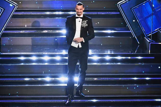 Photo Matteo Rasero LaPresse March 02, 2021 Sanremo, Italy entertainment Sanremo music festival 2021, first evening. In the photo: Zlatan Ibrahimovi& x107;  Copyright: xMatteoxRasero LaPressex