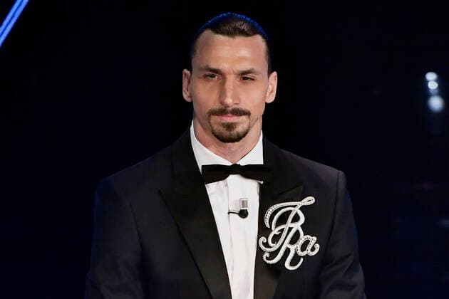 Photo Matteo Rasero LaPresse March 02, 2021 Sanremo, Italy entertainment Sanremo music festival 2021, first evening. In the photo: Zlatan Ibrahimovi& x107;  Copyright: xMatteoxRasero LaPressex