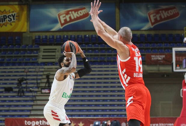 Seeley Dennis, Turkish Airlines EuroLeague Regular Season, 2 March, 02.03.2021 Crvena Zvezda mts Belgrade vs FC Bayern Munich , Basketball, Turkish Airlines EuroLeague Regular Season, 2 March, 02.03.2021 Beograd Copyright: xEIBNER NikolaxKrsticx EP_EER