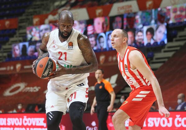 James Gist, Dejan Davidovac Turkish Airlines EuroLeague Regular Season, 2 March, 02.03.2021 Crvena Zvezda mts Belgrade vs FC Bayern Munich , Basketball, Turkish Airlines EuroLeague Regular Season, 2 March, 02.03.2021 Beograd Copyright: xEIBNER NikolaxKrsticx EP_EER