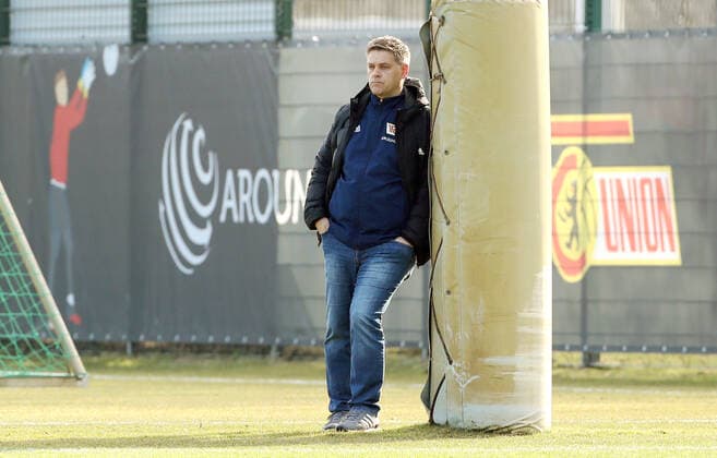 Sportdirektor Manager Geschäftsführer Oliver Ruhnert Fußball Fussball Training 1.Bundesliga Herren DFL Saison 2020 2021 03.03.2021 1.FC Union Berlin FCU DFL regulations prohibit any use of photographs as image sequences and or quasi-video.