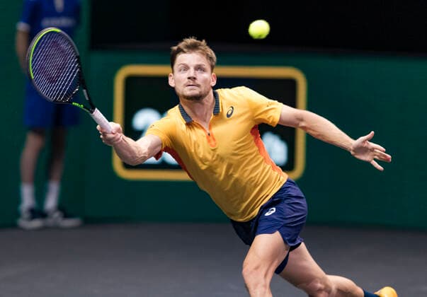 Rotterdam, The Netherlands, 4 march 2021, ABNAMRO World Tennis Tournament, Ahoy, Second round match: David Goffin (BEL). Photo:  Copyright: xHenkxKosterx
