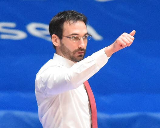 04.03.2021, xhbx, Basketball BBL Bundesliga, Frankfurt Skyliners - Rasta Vechta emspor, v.l. Trainer Thomas Päch (Rasta Vechta) (DFL DFB REGULATIONS PROHIBIT ANY USE OF PHOTOGRAPHS as IMAGE SEQUENCES and or QUASI-VIDEO) Frankfurt am Main