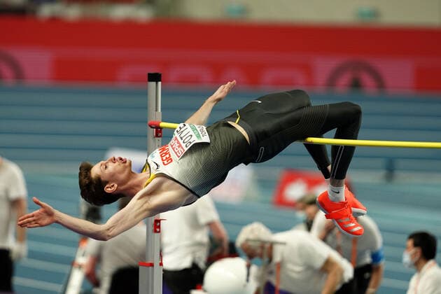 Torun Polen, Athletics, Leichtathletik, European athletics indoor Championships 2021, Leichtathletik-Europa-Hallenmeisterschaften 2021, Hallen EM 2021, 05.03.-07.03.2021, Hochsprung Männer Qualifikation ,jtobias potje deutschland