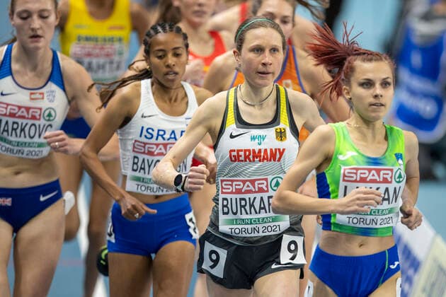European Athletics Indoor Championships 2021, Torun Elena Burkard (GER LG farbtex Nordschwarzwald) - European Athletics Indoor Championships 2021 am 04.03.21 in der Arena Torun in Torun, Polen. Copyright: xBEAUTIFULxSPORTS AxelxKohringx