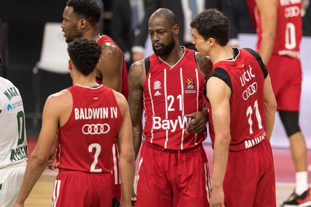 Basketball, Euroleague, FC Bayern München - Panathinaikos Athen. Im Bild James GIST III (FC Bayern München, 21). München Audi Dome Bayern Deutschland Copyright: Passion2Press.dex xMarkusxFischerx