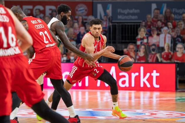 Wade Baldwin 2 (FC Bayern), FC Bayern Basketball vs. Panathinaikos Athen, EuroLeague, 04.03.2021 Muenchen Bayern Deutschland