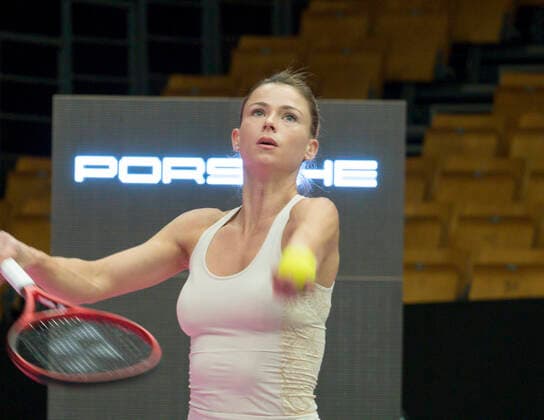 TENNIS : TAUSON Clara (DEN) vs GIORGI Camila - Open 6eme Sens - Palais des sports Lyon 05 03 2020 TENNIS : Open 6eme Sens - Palais des sports Lyon - 05 03 2021 SandrineTHESILLAT Panoramic 
