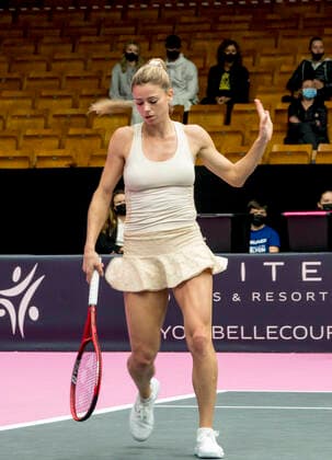 TENNIS : TAUSON Clara (DEN) vs GIORGI Camila - Open 6eme Sens - Palais des sports Lyon 05 03 2020 TENNIS : Open 6eme Sens - Palais des sports Lyon - 05 03 2021 SandrineTHESILLAT Panoramic 