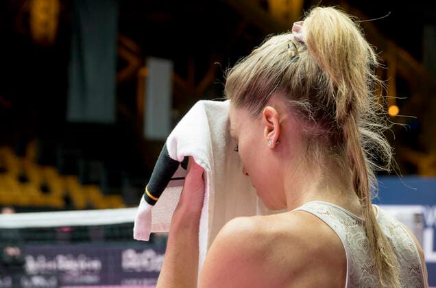 TENNIS : TAUSON Clara (DEN) vs GIORGI Camila - Open 6eme Sens - Palais des sports Lyon 05 03 2020 TENNIS : Open 6eme Sens - Palais des sports Lyon - 05 03 2021 SandrineTHESILLAT Panoramic 