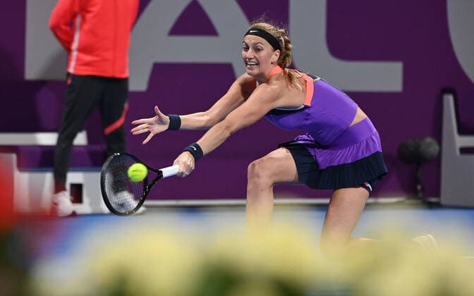 Tennis, WTA-Turnier in Doha Qatar Total Open 2021 Petra Kvitova , CZE
