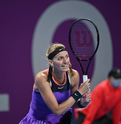 Tennis, WTA-Turnier in Doha Qatar Total Open 2021 Petra Kvitova , CZE