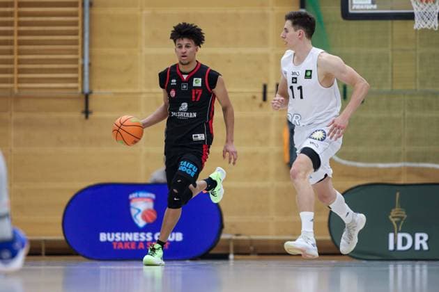 2. Basketball Bundesliga ProB ART Giants Duesseldorf gegen ETV Hamburg, 05.03.2021 Mubarak Salami ( 17 ETV Hamburg); 2. Basketball Bundesliga ProB ART Giants Duesseldorf gegen ETV Hamburg am 05.03.2021, Duesseldorf. Copyright: xBEAUTIFULxSPORTS KennyxBeelex
