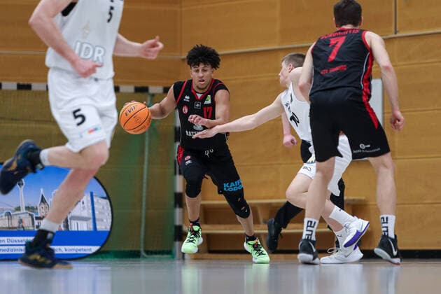 2. Basketball Bundesliga ProB ART Giants Duesseldorf gegen ETV Hamburg, 05.03.2021 Mubarak Salami ( 17 ETV Hamburg); 2. Basketball Bundesliga ProB ART Giants Duesseldorf gegen ETV Hamburg am 05.03.2021, Duesseldorf. Copyright: xBEAUTIFULxSPORTS KennyxBeelex
