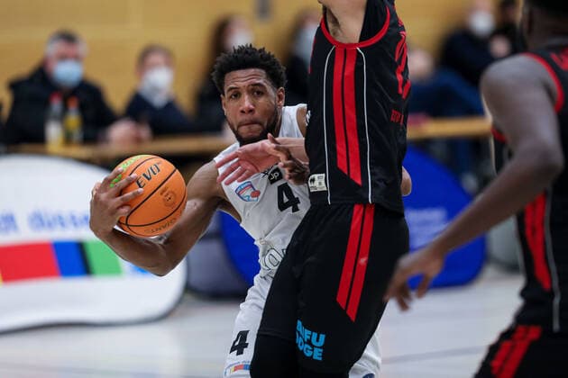 2. Basketball Bundesliga ProB ART Giants Duesseldorf gegen ETV Hamburg, 05.03.2021 Quadre Lollis ( 4 ART Giants Duesseldorf); 2. Basketball Bundesliga ProB ART Giants Duesseldorf gegen ETV Hamburg am 05.03.2021, Duesseldorf. Copyright: xBEAUTIFULxSPORTS KennyxBeelex