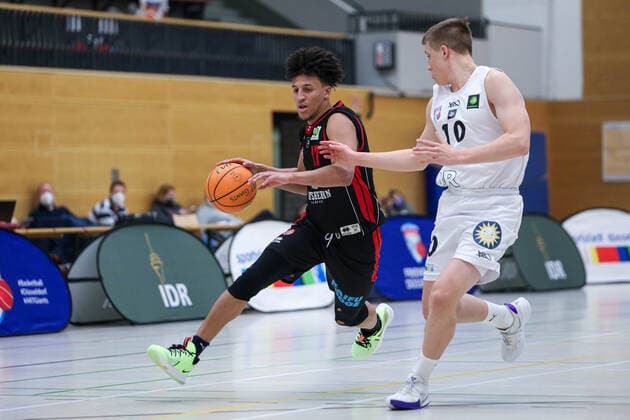 2. Basketball Bundesliga ProB ART Giants Duesseldorf gegen ETV Hamburg, 05.03.2021 Mubarak Salami ( 17 ETV Hamburg); 2. Basketball Bundesliga ProB ART Giants Duesseldorf gegen ETV Hamburg am 05.03.2021, Duesseldorf. Copyright: xBEAUTIFULxSPORTS KennyxBeelex