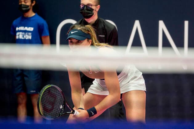 BADOSA Paula (ESP) TENNIS : Open 6eme Sens - Palais des sports Lyon - 06 03 2021 SandrineTHESILLAT Panoramic 