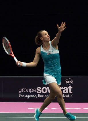 GOLUBIC, Viktorija (SUI) TENNIS : Open 6eme Sens - Palais des sports Lyon - 06 03 2021 SandrineTHESILLAT Panoramic 