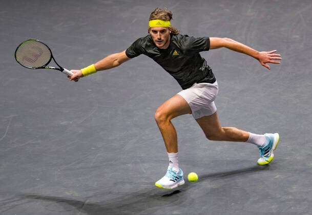 Rotterdam, The Netherlands, 6 march 2021, ABNAMRO World Tennis Tournament, Ahoy, Semi final: Stefanos Tsitsipas (GRE). Photo: .tennisimages.com  Copyright: xHenkxKosterx