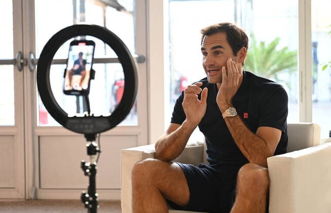 Qatar Exxon Mobil Open 2021 ATP, Tennis Herren Media Day Roger Federer , Switzerland